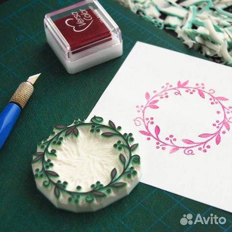 Штамп для творчества, скрапбукинга, силиконовый