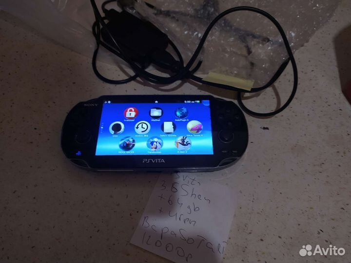 PS vita Wifi прошитая с играми 64гб
