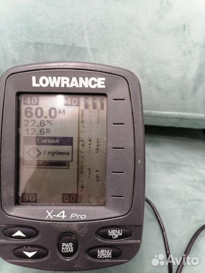 Эхолот 2 лучевой lowrance х 4 про