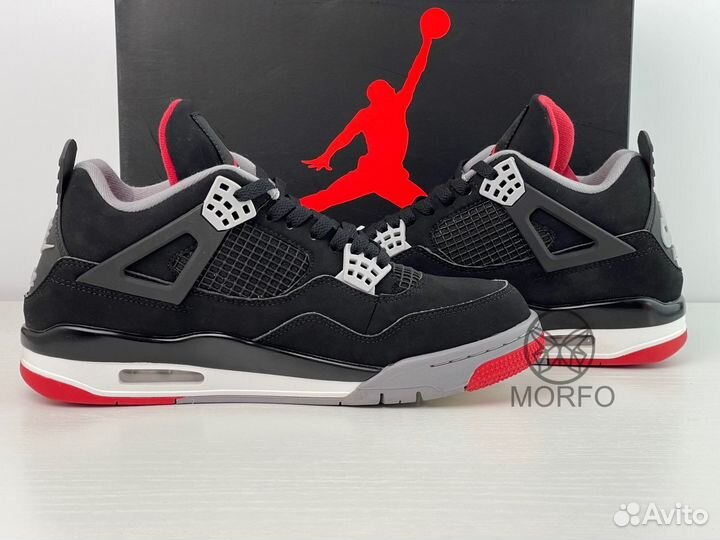 Кроссовки nike Air Jordan 4 Retro OG Bred