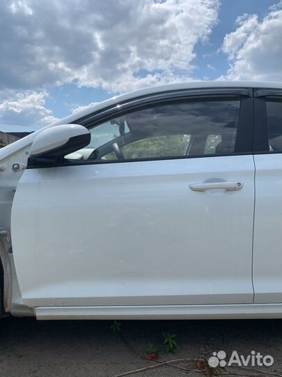 Hyundai solaris 2 дверь передняя левая