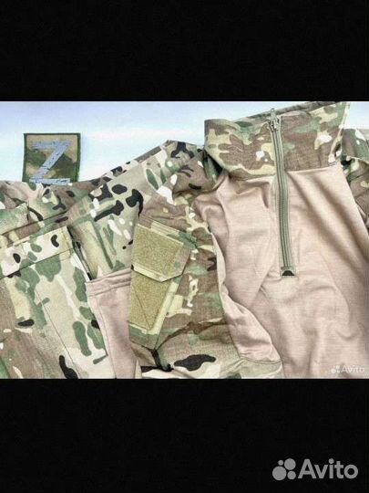 Боевая рубаха и штаны тактический костюм мультикам