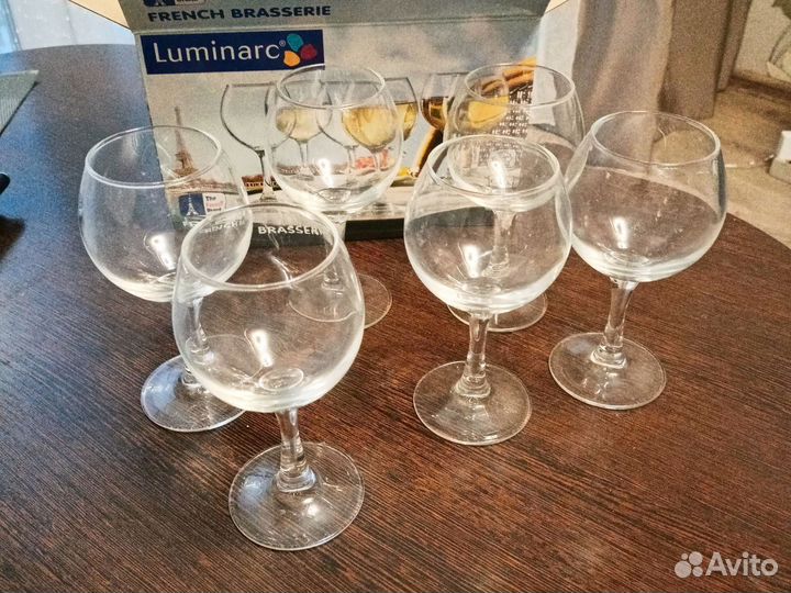 Набор бокалов для вина luminarc french brasserie