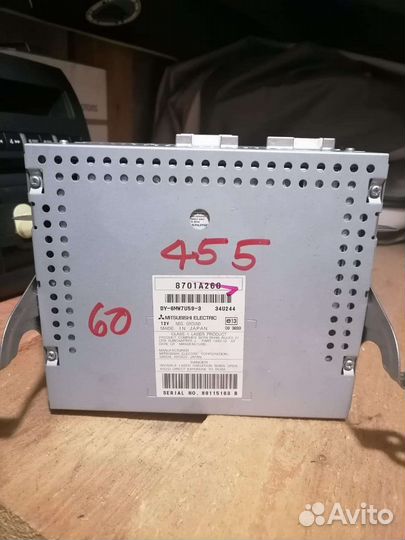 Магнитола и панель управления Mitsubishi outlander