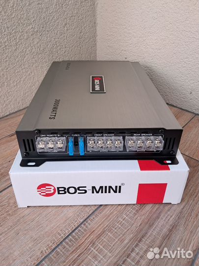 Усилитель 4 канальный Bos Mini 3000w