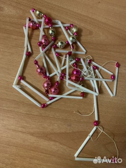 Елочные игрушки СССР на прищепке