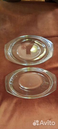 Кастрюля стеклянная жаропрочная