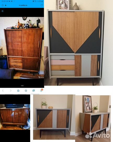 Перекраска, редизайн мебели, дверей