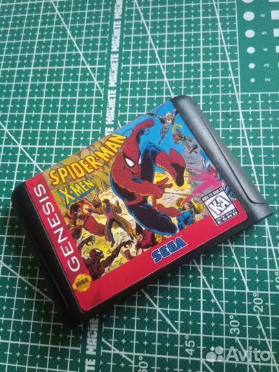 Картридж для sega Spider-men & X-men