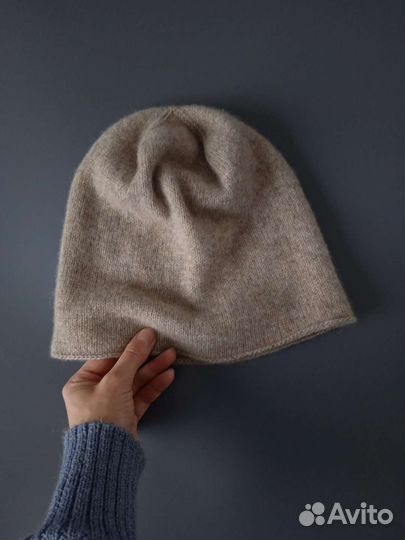 Шапка бини из кашемира