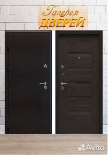 Металлическая дверь с терморазрывом