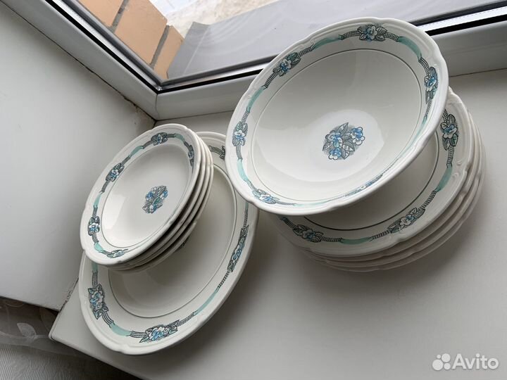 Столовый сервиз. Кофейные сервизы. Салатницы Дулев