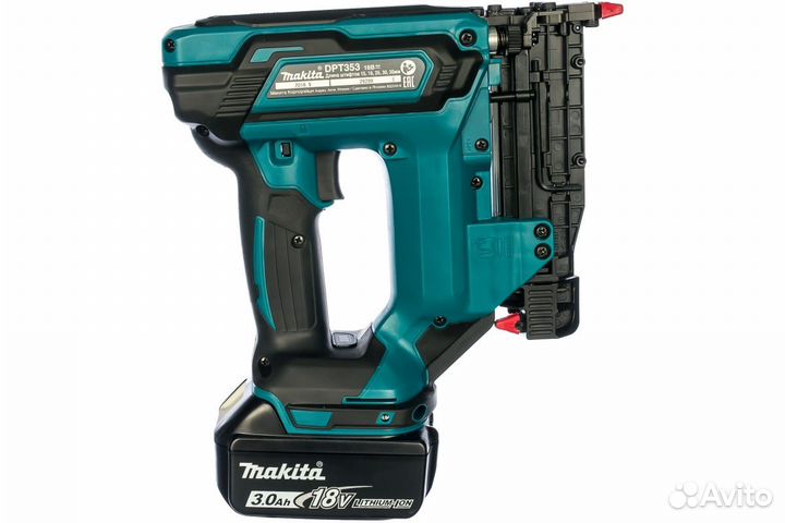 Гвоздезабиватель Makita LXT DPT353RFE