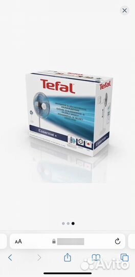 Вентилятор напольный tefal