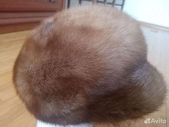 Шапка норковая женская 58 размер