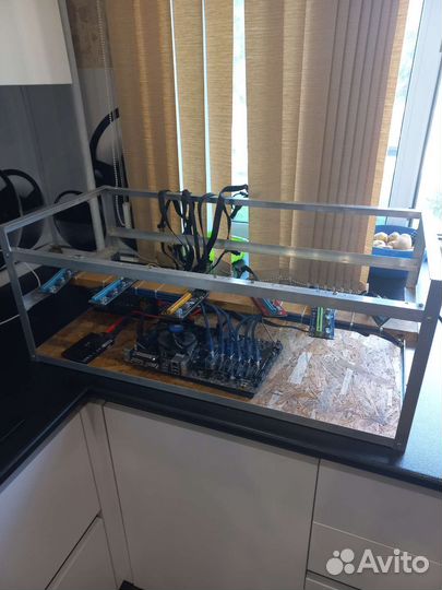 Тушка для майнинга на 6 карт