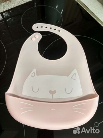 Нагрудник для кормления силиконовый