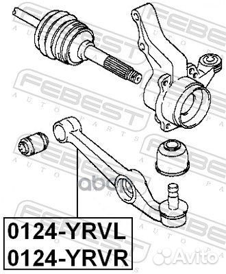 Рычаг toyota duet M100A.M101A.M110A.M111A 98- п