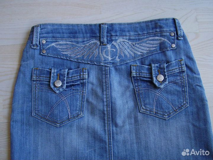 Джинсовая брендовая одежда 42 44 пакетом