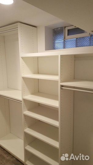 Гардеробная эконом из лдсп