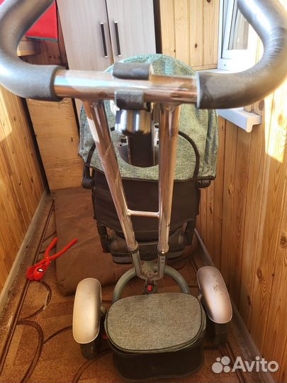 Велосипед с родительской ручкой