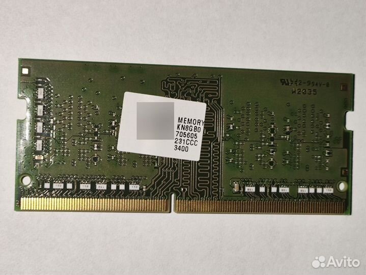 Kingston 8 гб DDR4 3200 мгц RAM SO-dimm