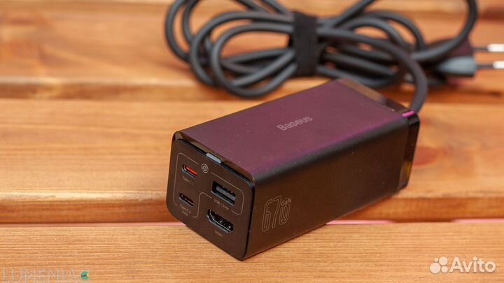GAN зарядка Baseus 67W Type-C (c hdmi выходом)