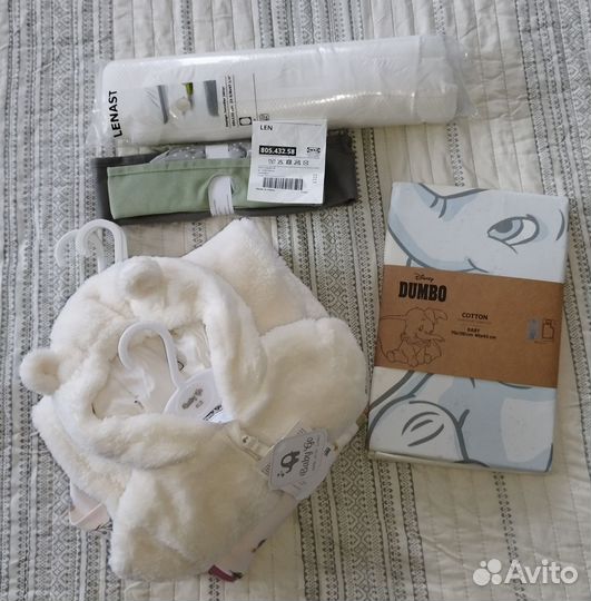 Большой набор новых вещей для малышки