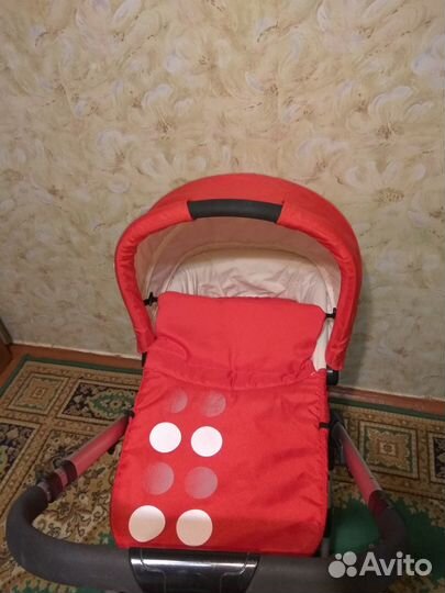 Коляска 2в1 для девочки