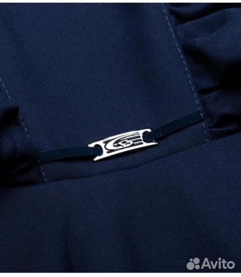 Сарафан школьный синий 128