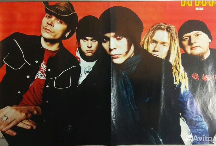 Плакаты, постеры Nirvana, Him, Aerosmith и другие