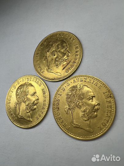 Золотые монеты Австрии
