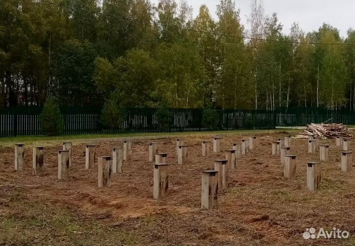 Железобетонные сваи. Забивка свай. Фундамент