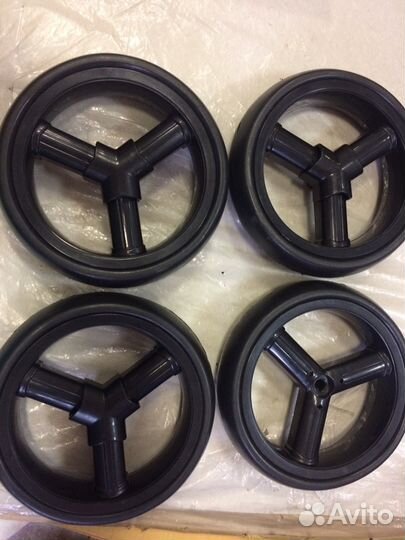 Новые колеса и блоки для коляски Jetem