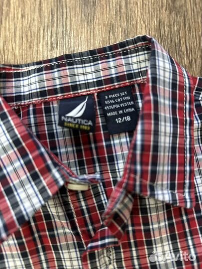 Рубашки на мальчика 80-86см