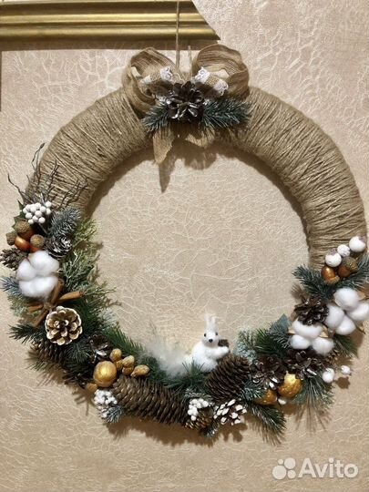 Новогодний Венок. Декор