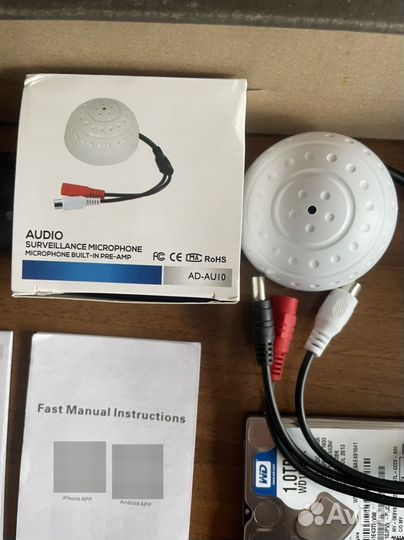 Комплект видеонаблюдения ip новый