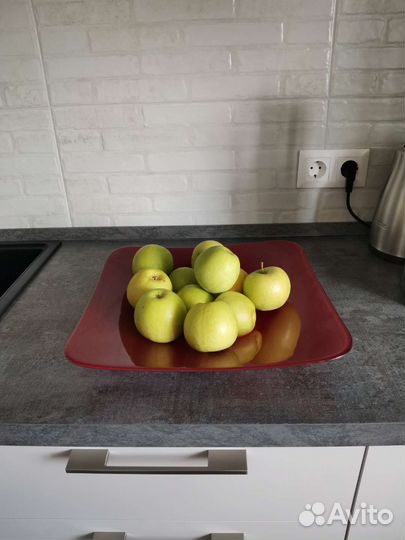 Блюдо квадратное из стекла