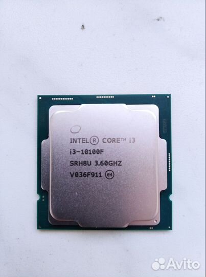 Процессор intel i3 10100f