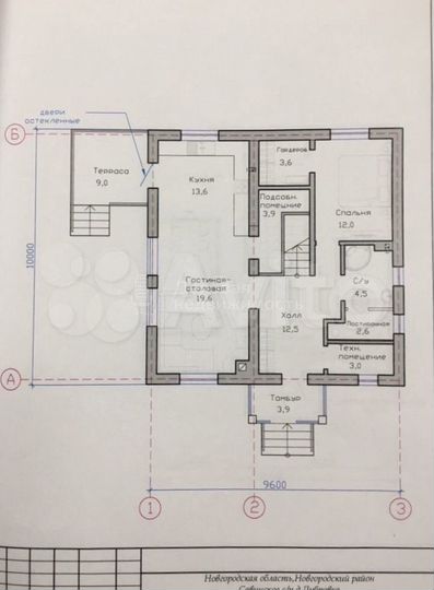 Коттедж 136 м² на участке 22,5 сот.