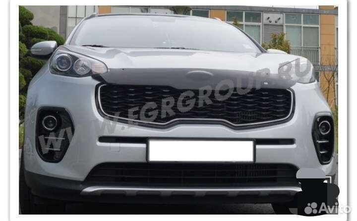 Дефлектор капота(мухабойка) KIA sportage 2016- EGR