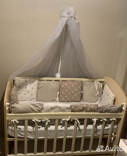 Бортики в кроватку