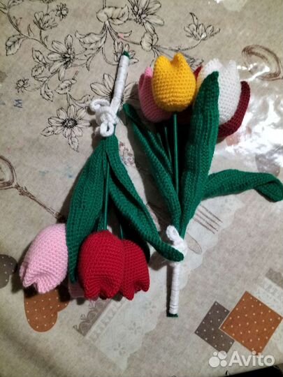 Букеты тюльпанов ручной работы на заказ