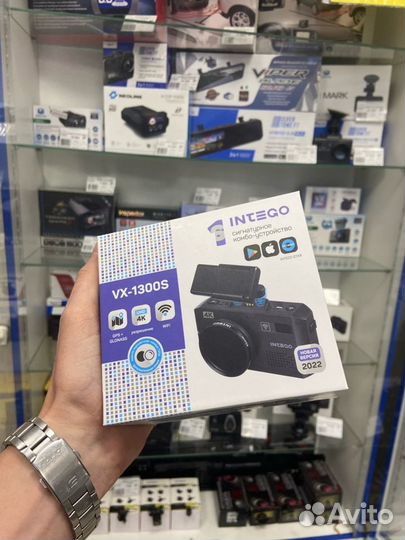 Видеорегистратор с антирадаром intego VX 1300S 4K