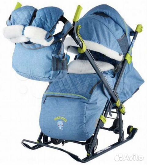 Санки-коляска nika