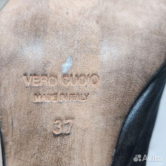 Туфли кожаные Италия