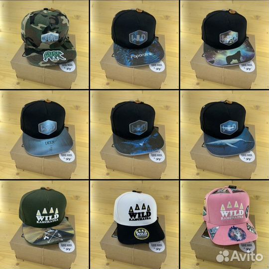 Кепки, тракеры, снэпы
