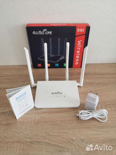 Модем-роутер LTE wifi 4G, слот sim