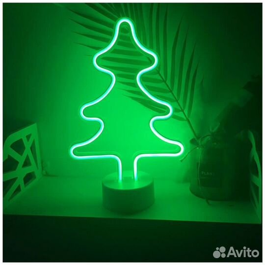 Новогодний подарок, светильник ночник Ёлочка