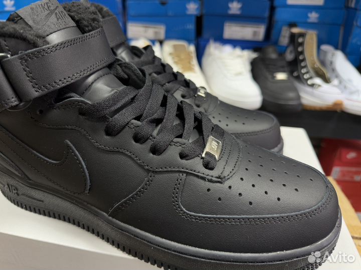 Кроссовки Nike Air Force 1 высокие на меху